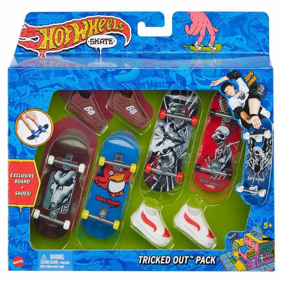 Finger-Skateboard Hot Wheels    8 Stücke