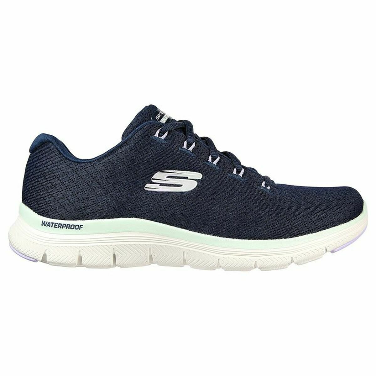 Laufschuhe für Damen Skechers 4.0 - Coated Fide Marineblau