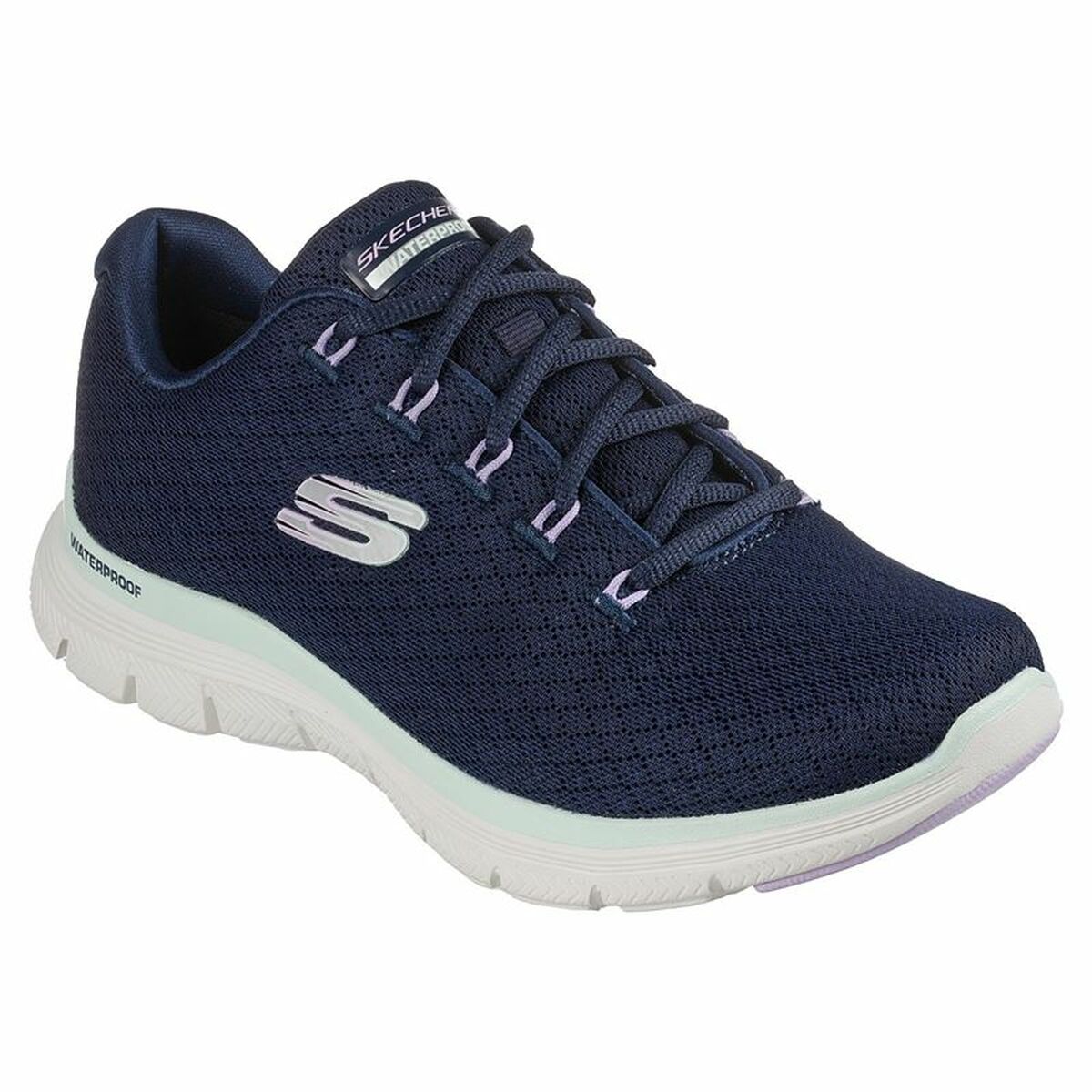 Laufschuhe für Damen Skechers 4.0 - Coated Fide Marineblau