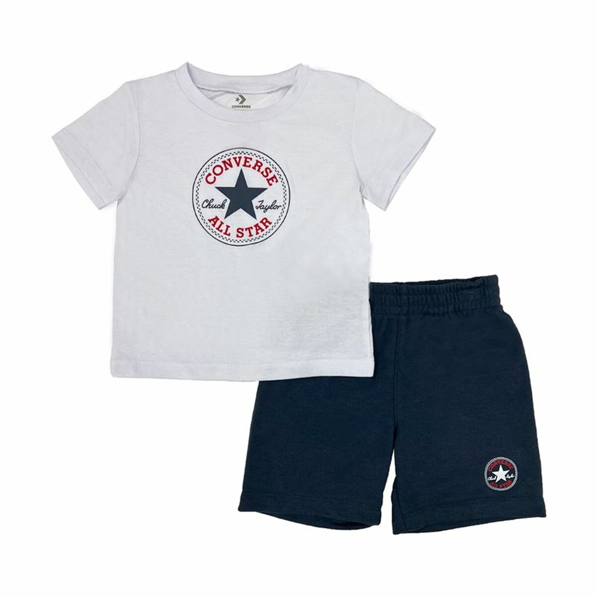 Sportset für Kinder Converse Core Tee Blau