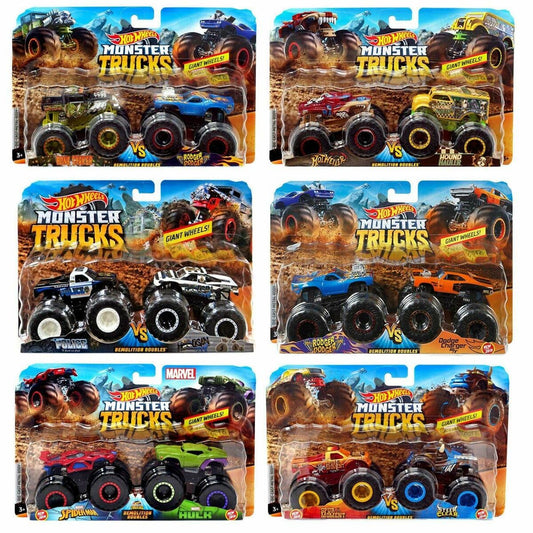 Monster Truck Hot Wheels Demolition Doubles 2 Stück 1:64