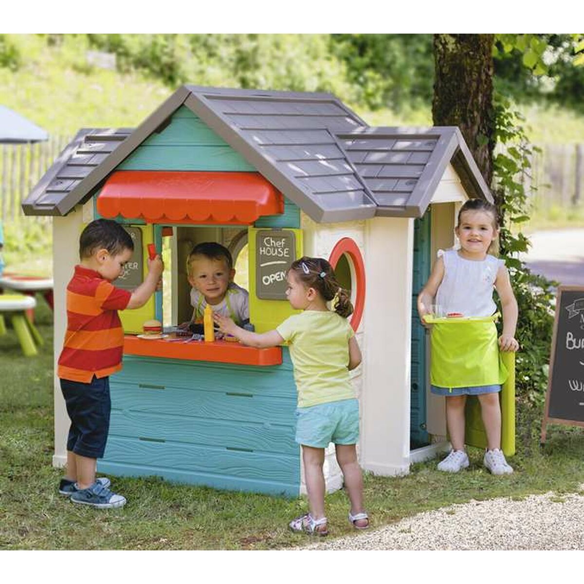 Kinderspielhaus Smoby Chef House 135,7 x 124,5 x 132 cm