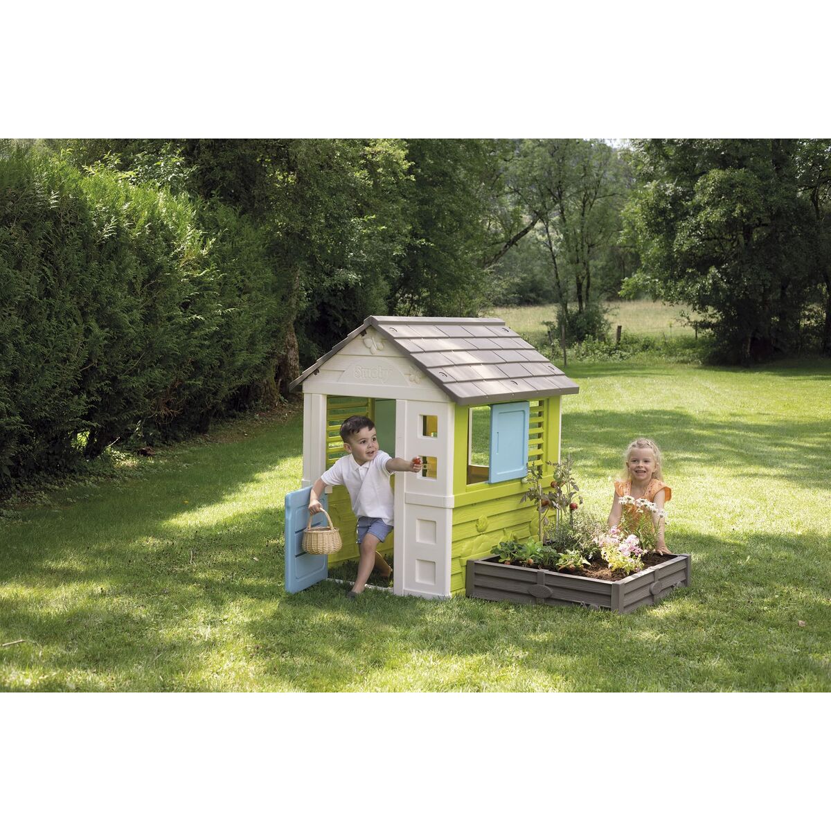 Kinderspielhaus Smoby Sandkasten 174 x 127 x 110 cm