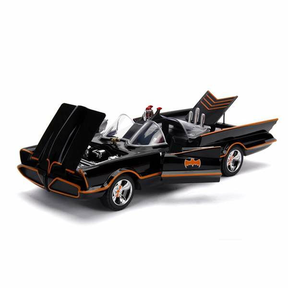 Playset Batman Batmóvil 1966 Classic 3 Stücke Licht 17 cm