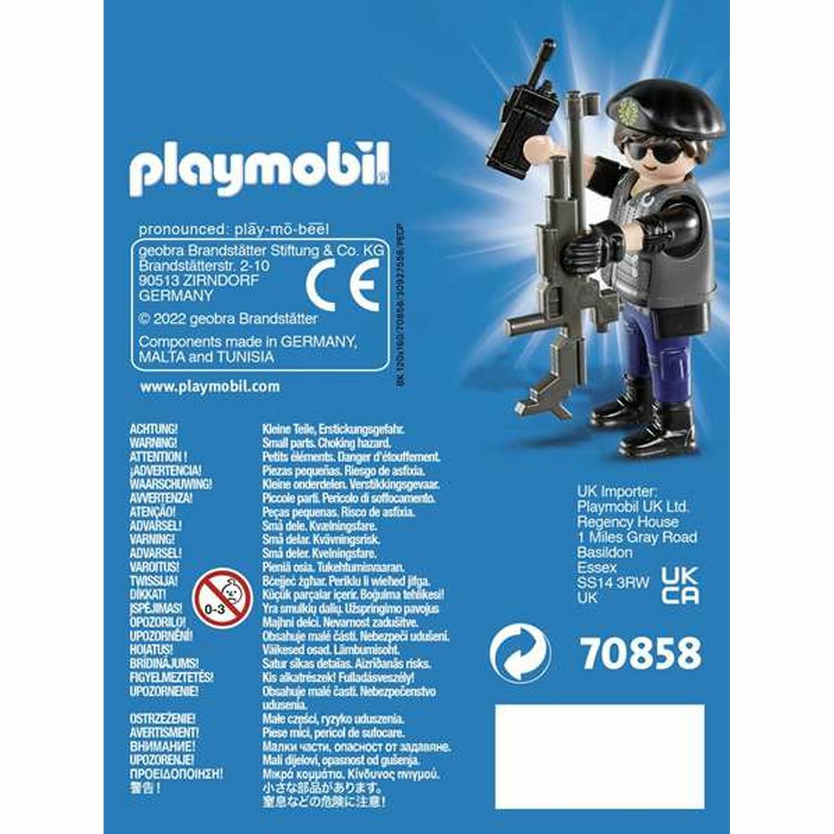 Figur mit Gelenken Playmobil Playmo-Friends 70858 Polizei (5 pcs)