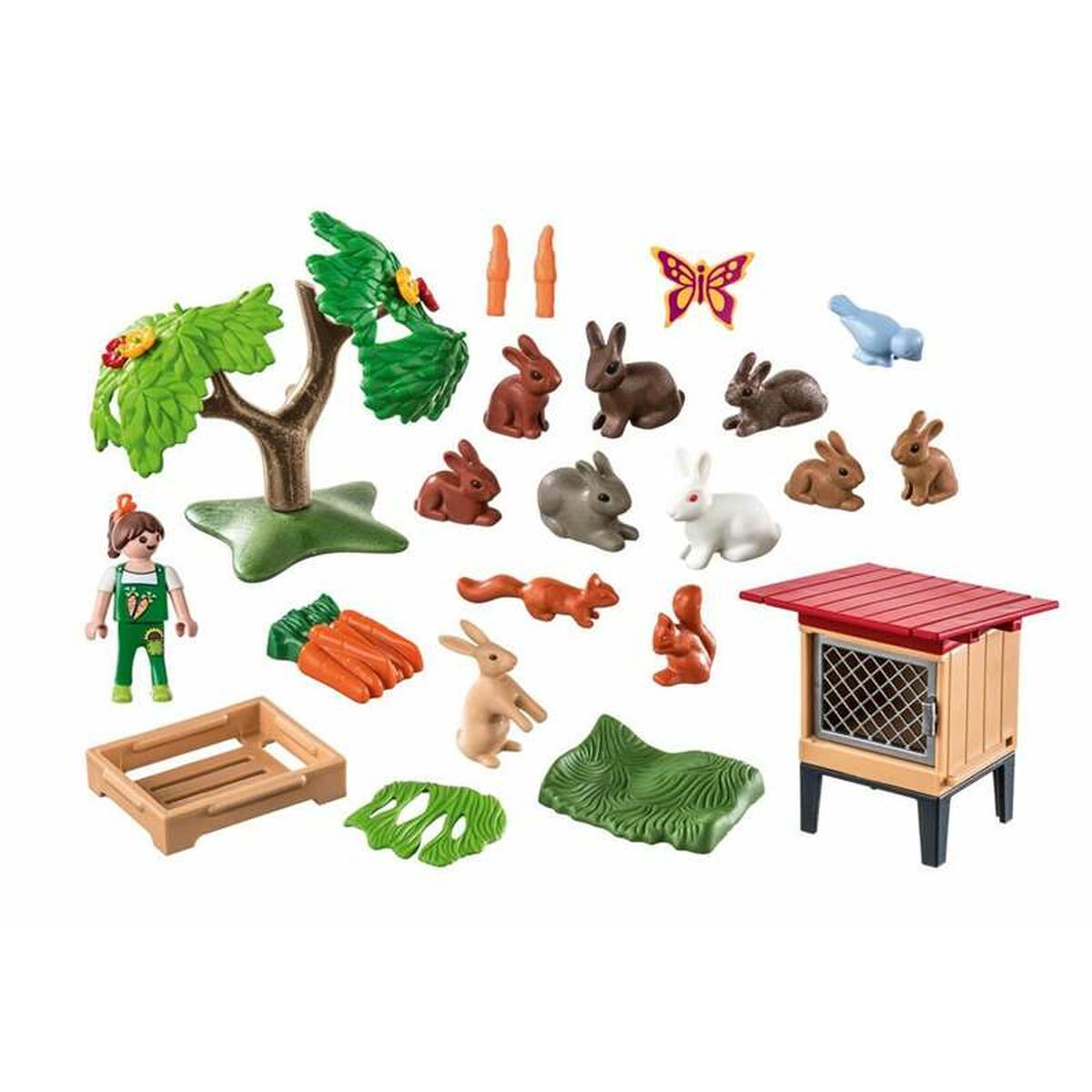 Playset Playmobil 71252 Country Rabbit Hutch 41 Stücke