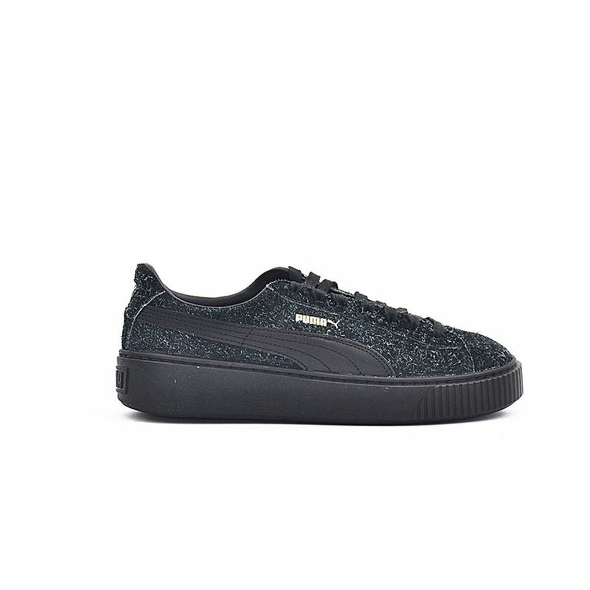 Laufschuhe für Damen Puma Suede Platform Eletal Schwarz