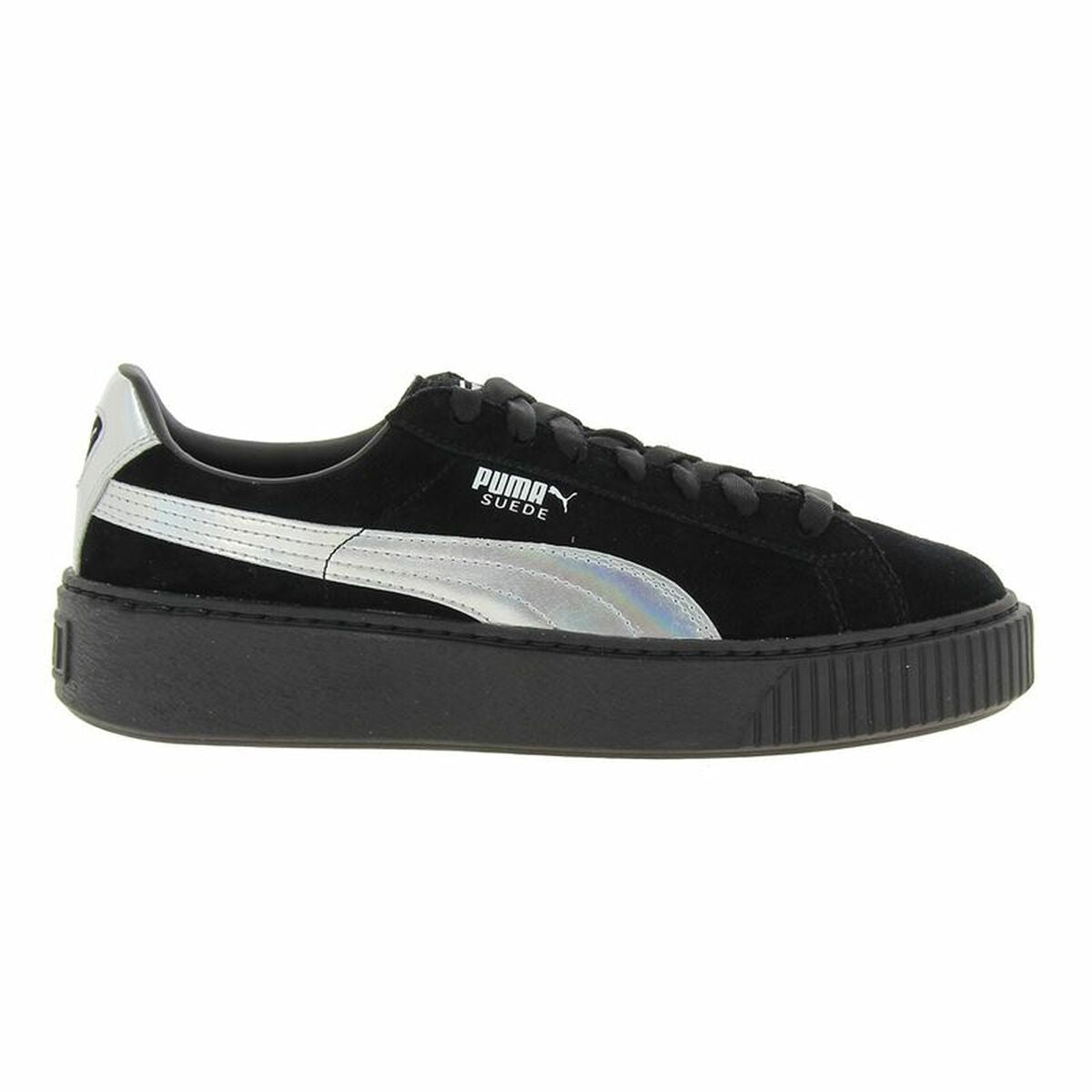 Laufschuhe für Damen Puma Suede Platform Explos  Schwarz