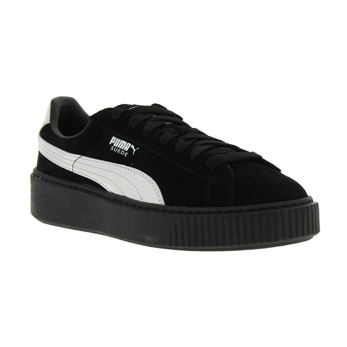 Laufschuhe für Damen Puma Suede Platform Explos  Schwarz