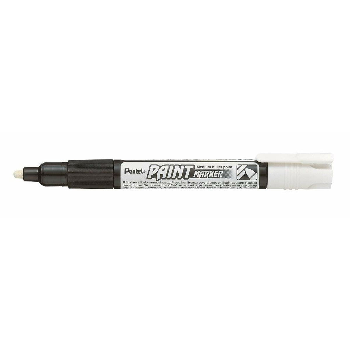 Dauermarker Pentel Paint Marker Weiß 12 Stücke