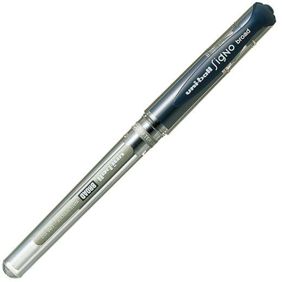 Flüssigtintenstift Uni-Ball Signo Broad UM-153 W Dunkelblau 0,6 mm (12 Stücke)