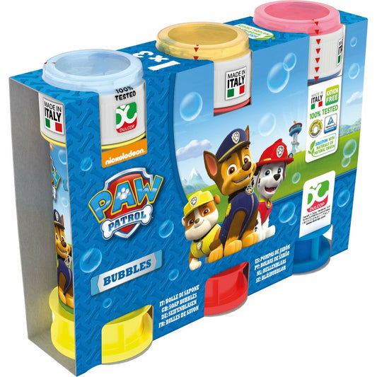 Seifenblasen-Set The Paw Patrol 3 Stücke 60 ml