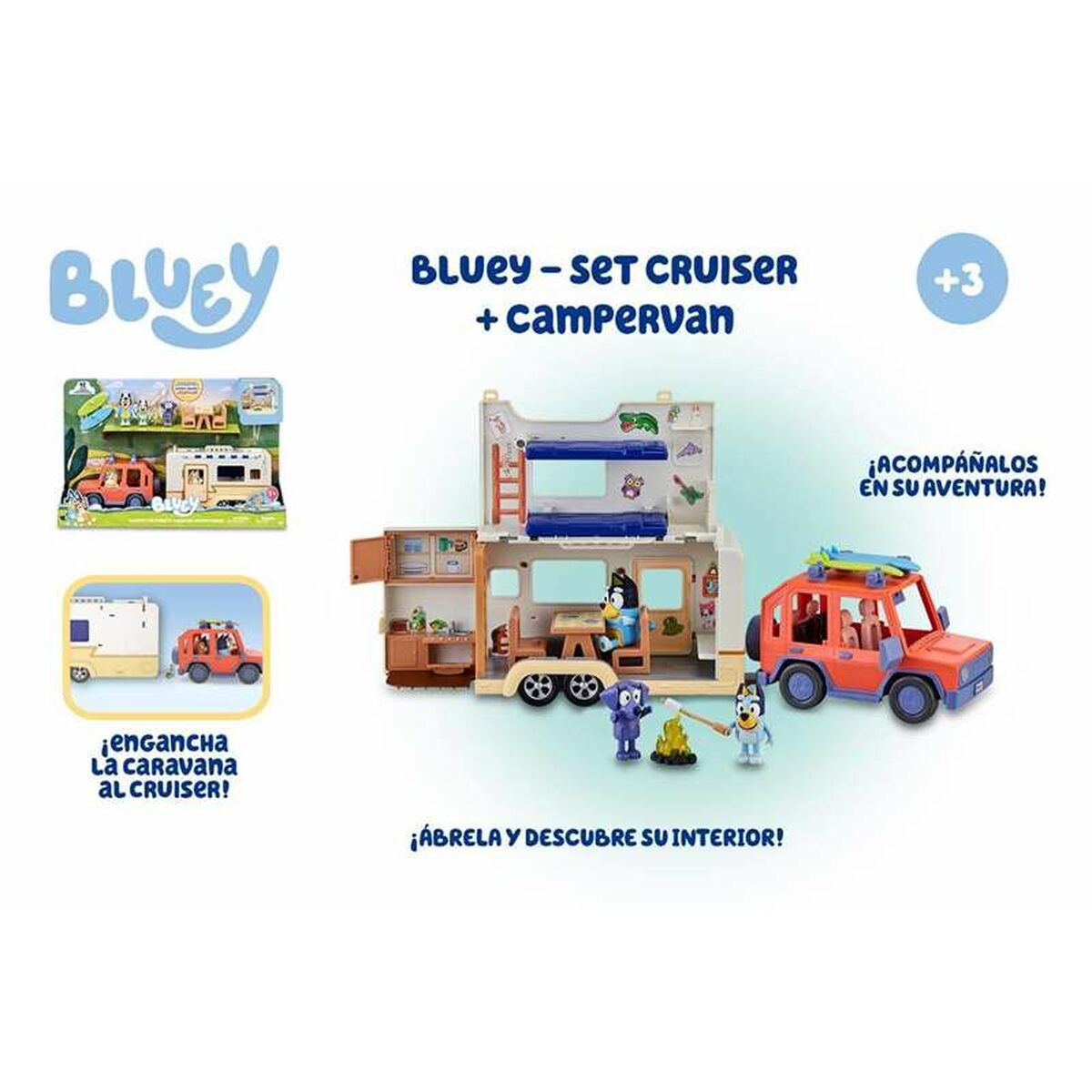 Playset Bluey Karawane 56 x 33,5 x 13,3 cm