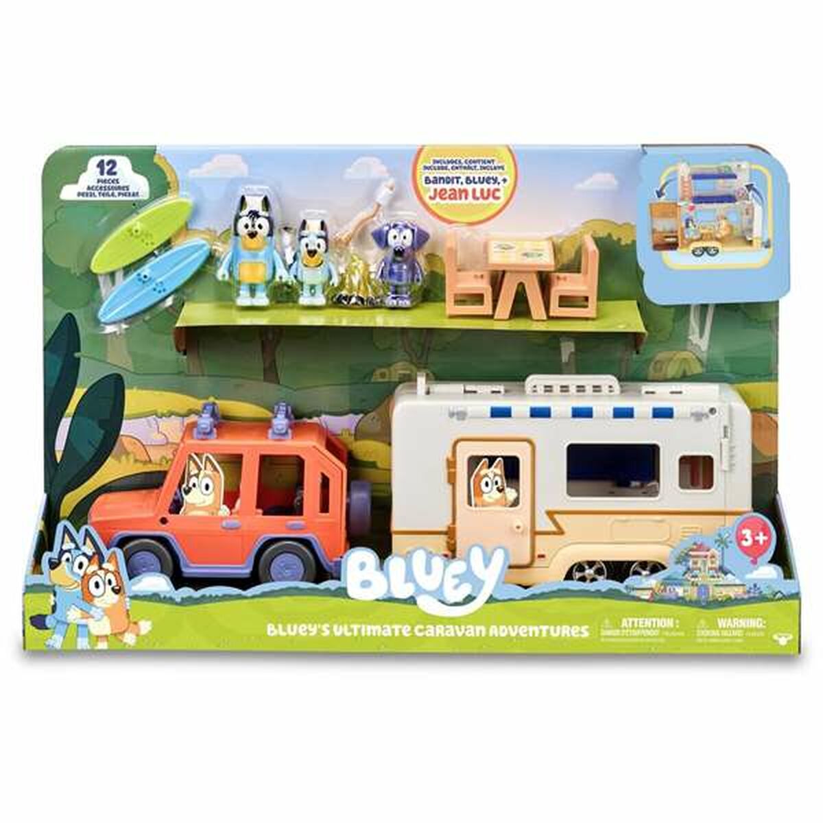 Playset Bluey Karawane 56 x 33,5 x 13,3 cm