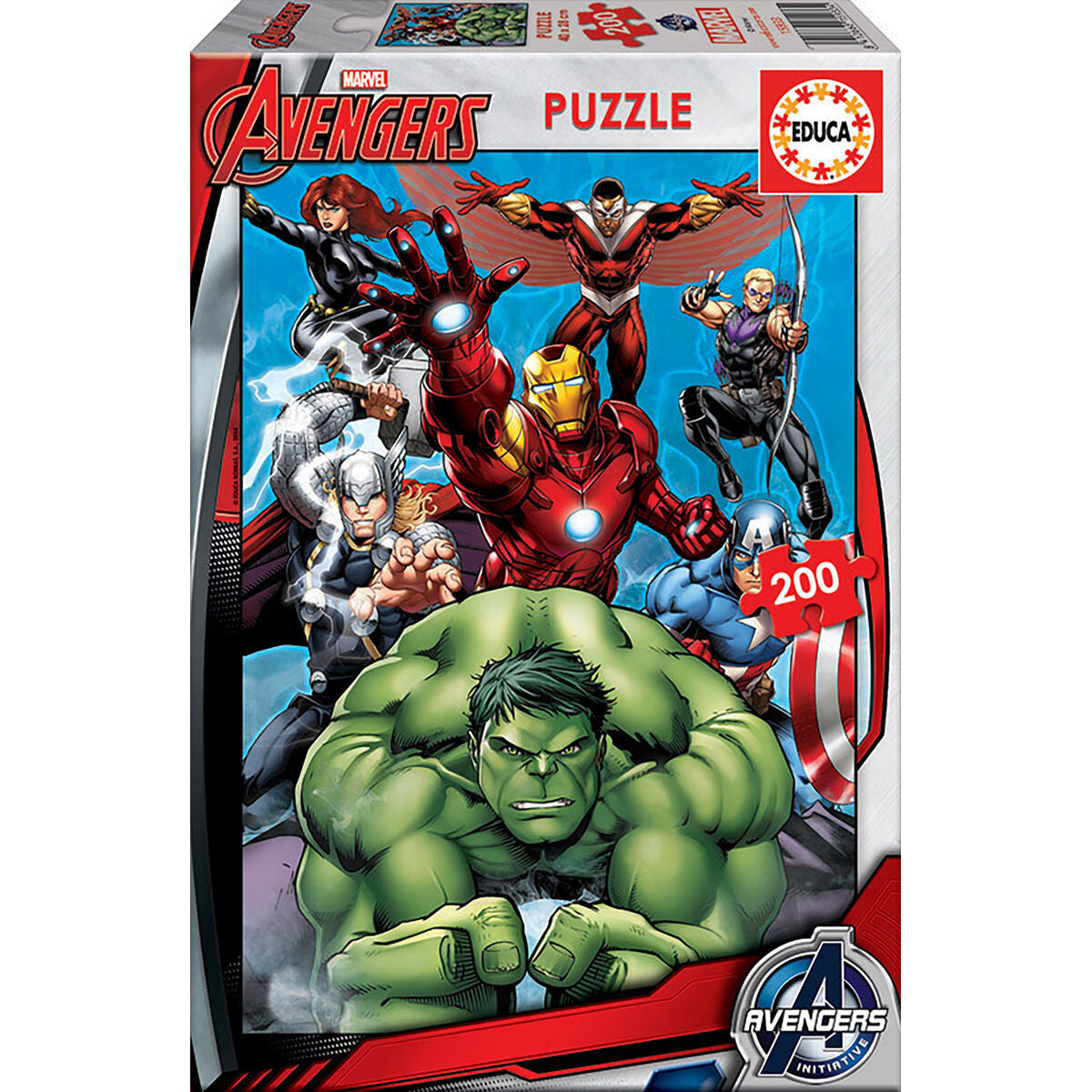 Puzzle   The Avengers Super Heroes         200 Stücke 40 x 28 cm