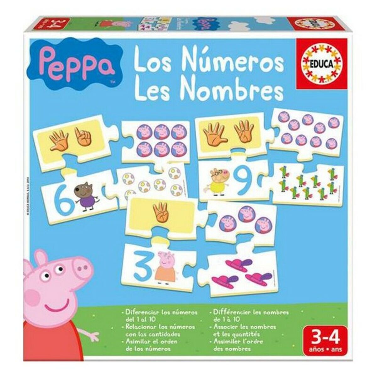 Lernspiel Educa Peppa Pig (ES-FR)