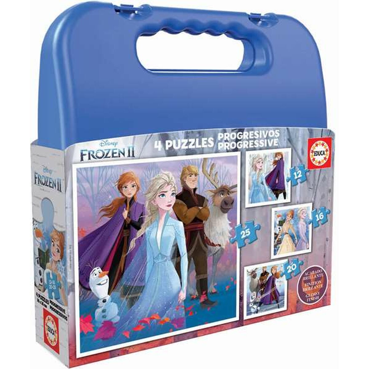 Set mit 4 Puzzeln Educa Frozen II 73 Stücke