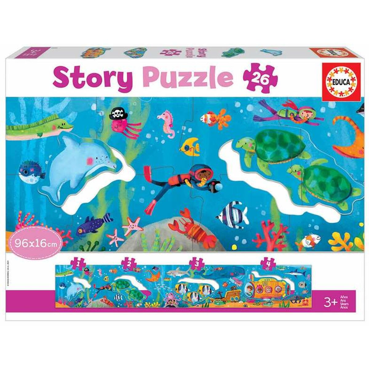 Kinderpuzzle Educa Submarine  World 26 Stücke