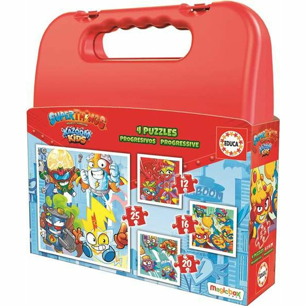 Puzzle Educa SuperThings (73 pcs)