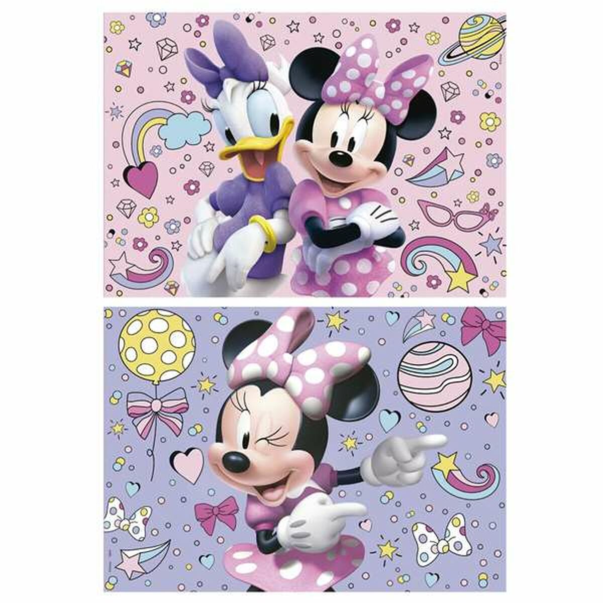 Set mit 2 Puzzeln Educa Minnie Mouse 48 Stücke