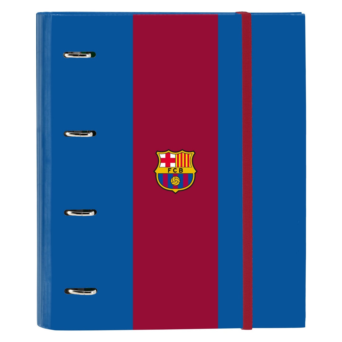 Ringbuch F.C. Barcelona M666 A4 Granatrot Marineblau 27 x 32 x 3.5 cm