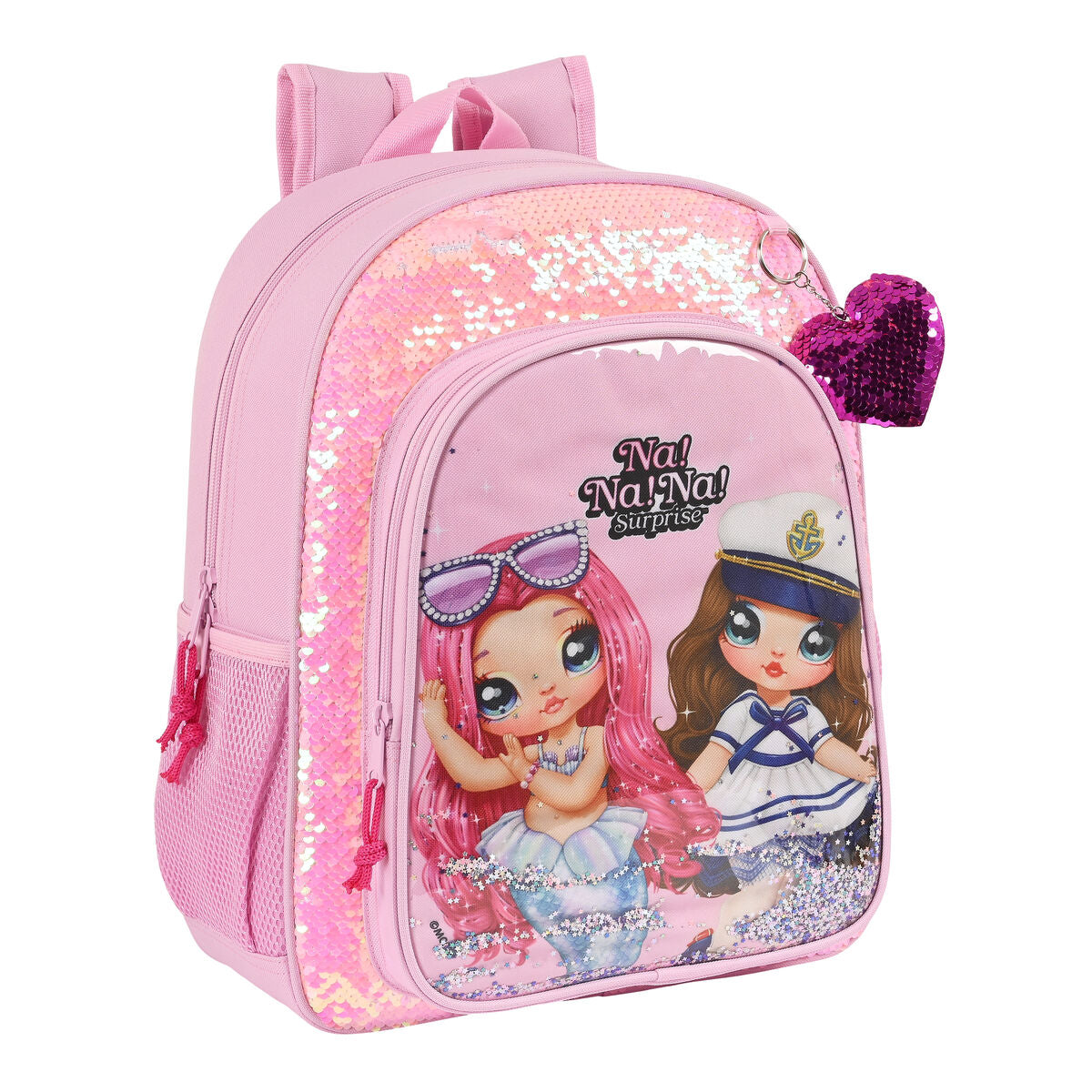 Schulrucksack Na!Na!Na! Surprise Sparkles Rosa (32 x 38 x 12 cm)