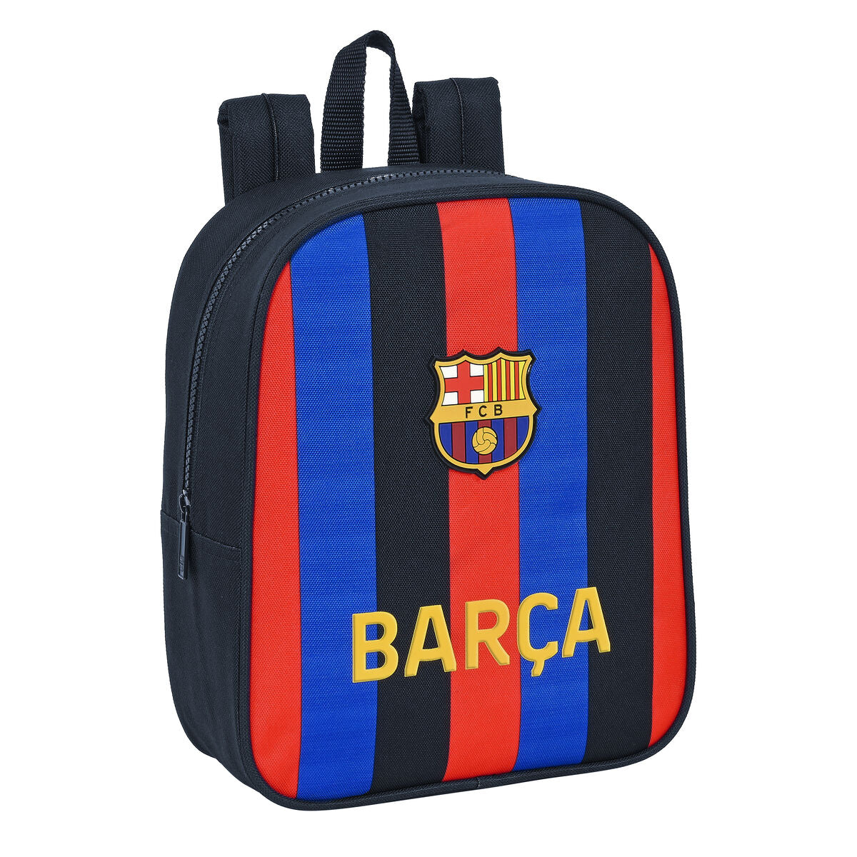 Schulrucksack F.C. Barcelona Granatrot Marineblau (22 x 27 x 10 cm)