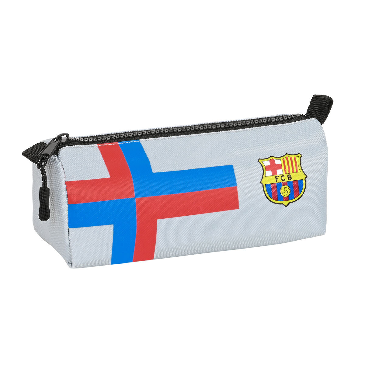 Schulmäppchen F.C. Barcelona Grau 21 x 8 x 7 cm