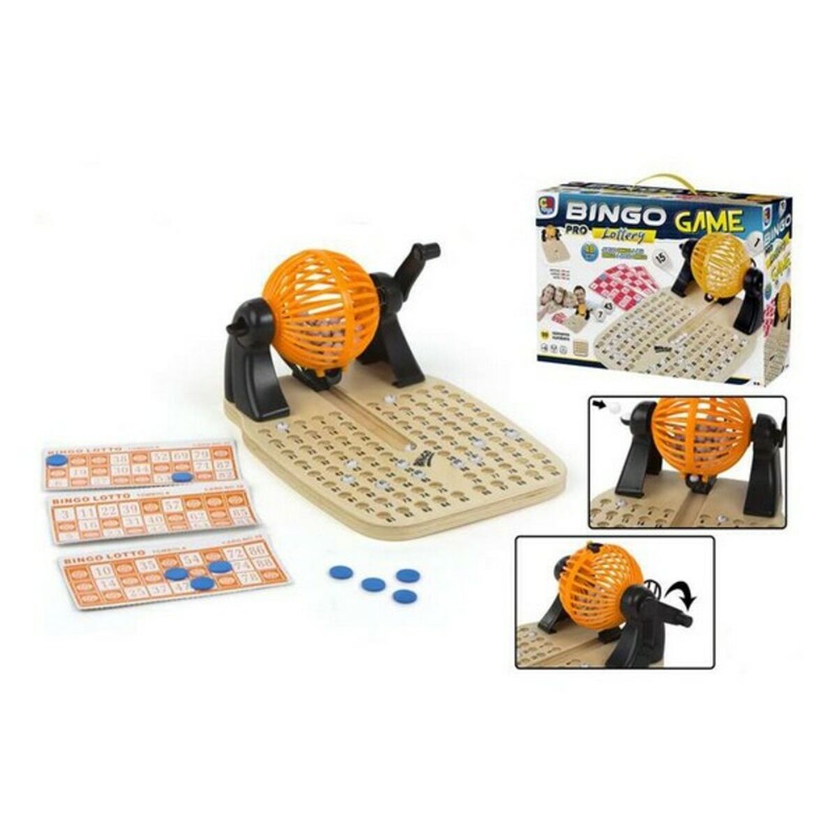 Bingo CB Games Colorbaby 28815 Schwarz Bunt Holz Pappe Moosgummi