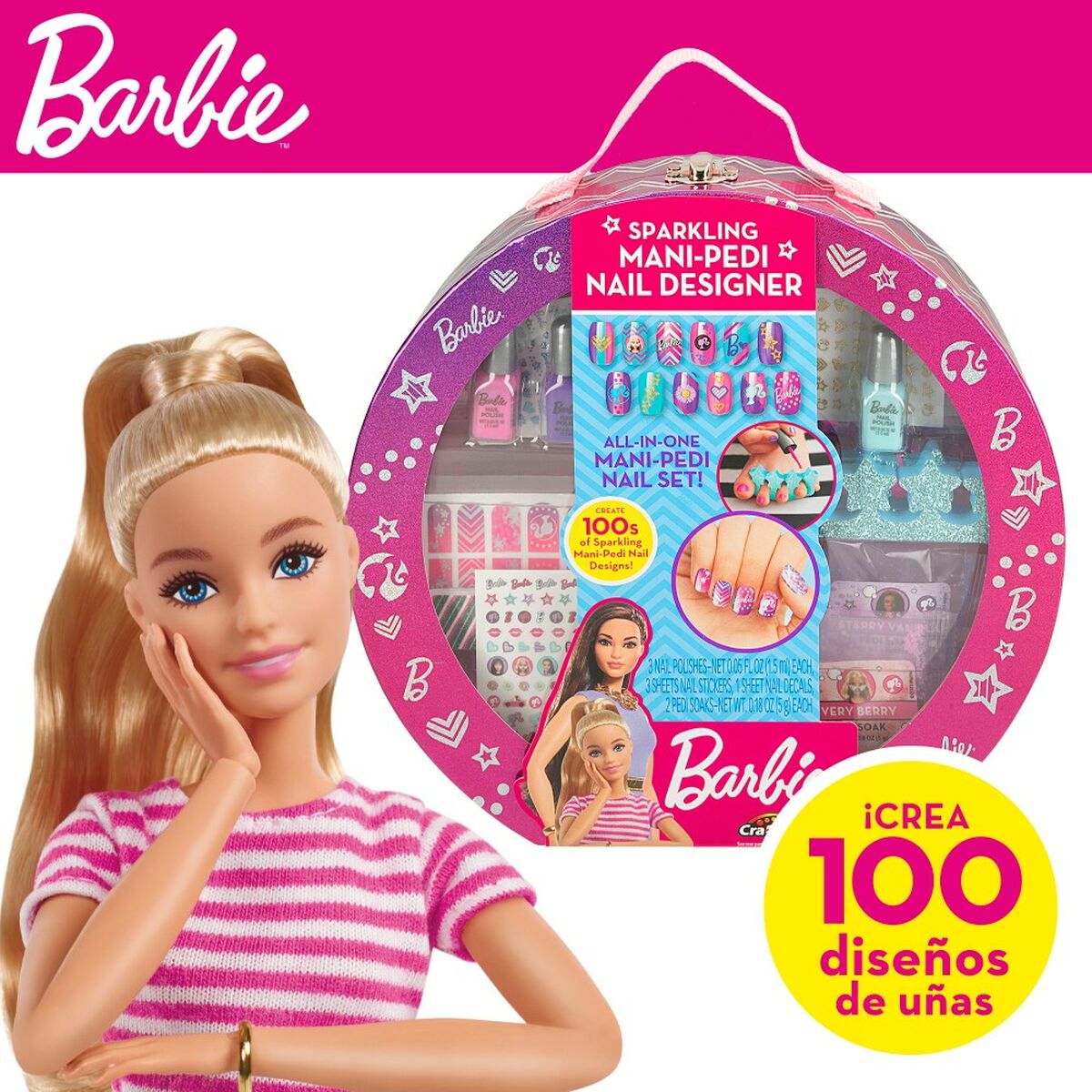 Maniküre- und Pediküre-Sets Barbie Sparkling Etüie