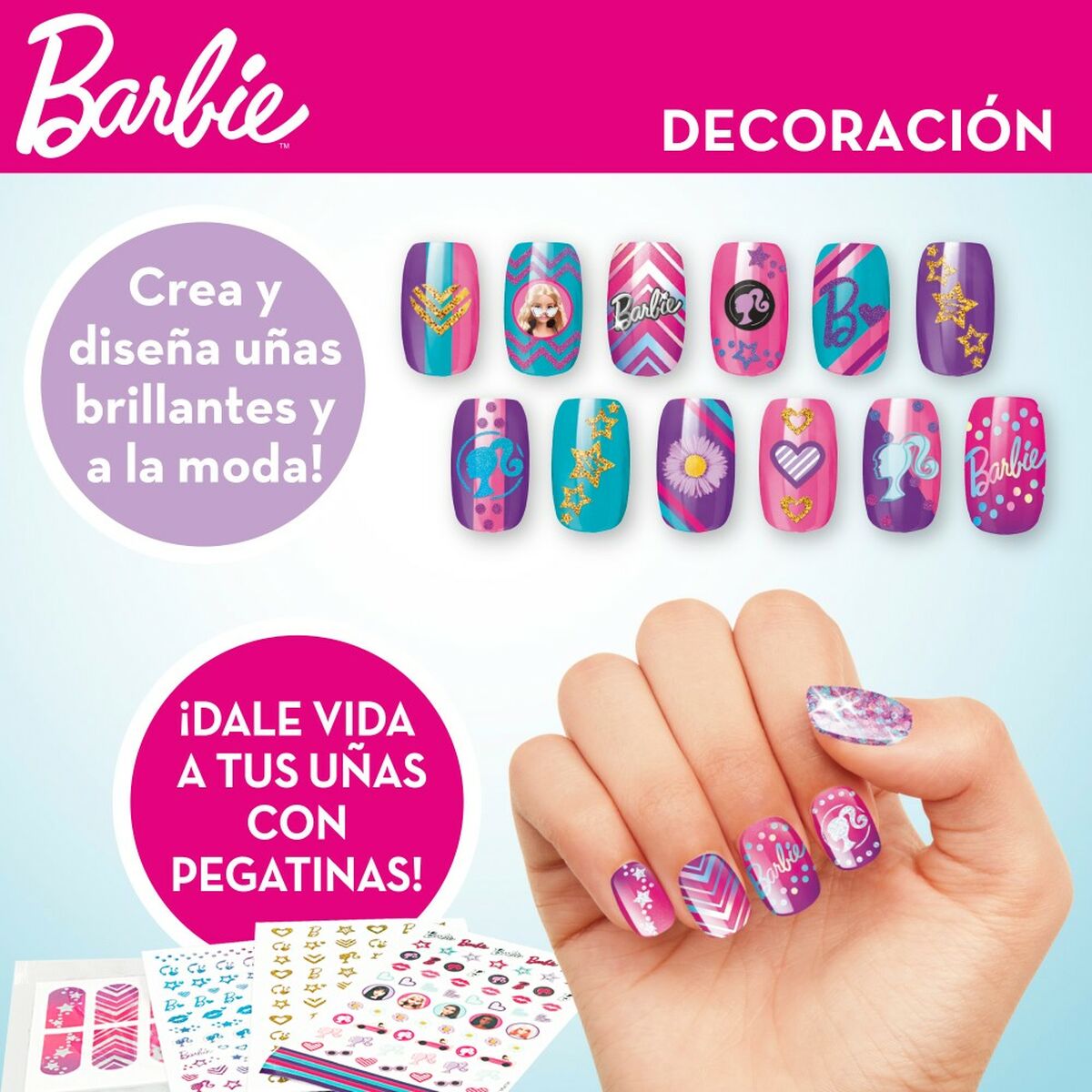 Maniküre- und Pediküre-Sets Barbie Sparkling Etüie