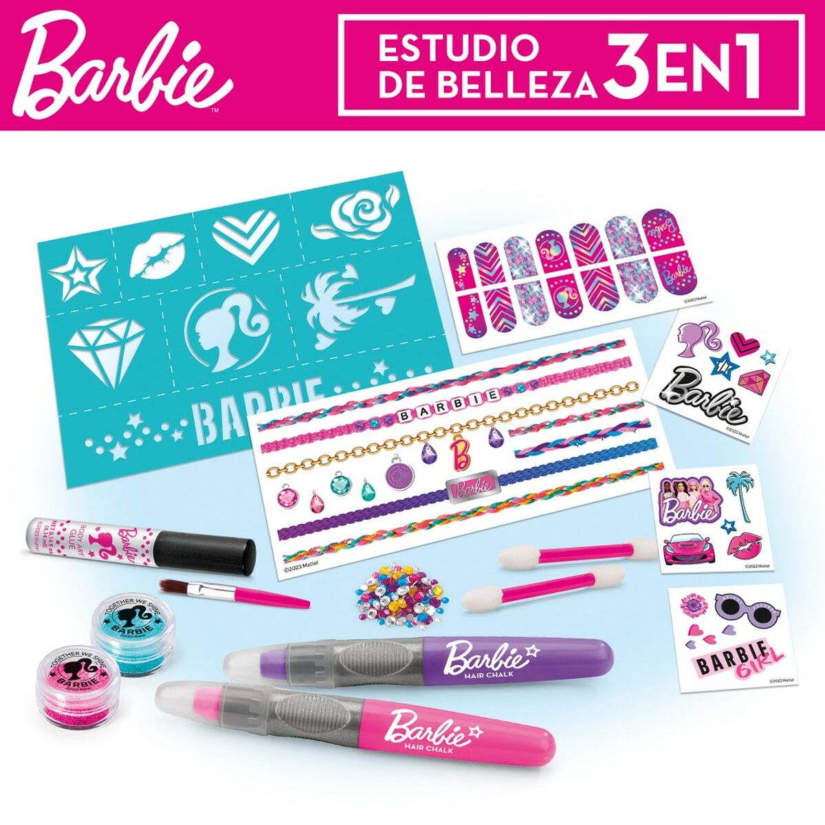 Schönheitsset Barbie Sparkling 3 in 1