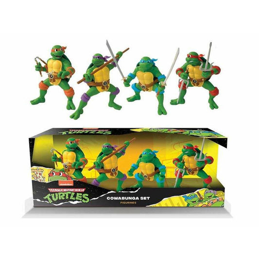 Figurensatz Teenage Mutant Ninja Turtles Cowabunga 4 Stücke