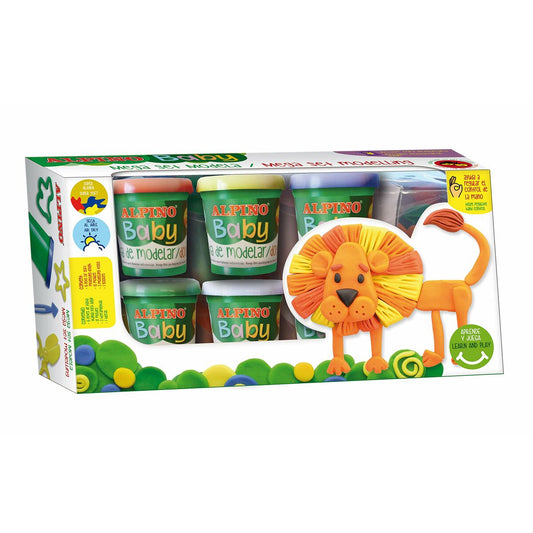 Knetspiel Alpino Baby tiere Bunt