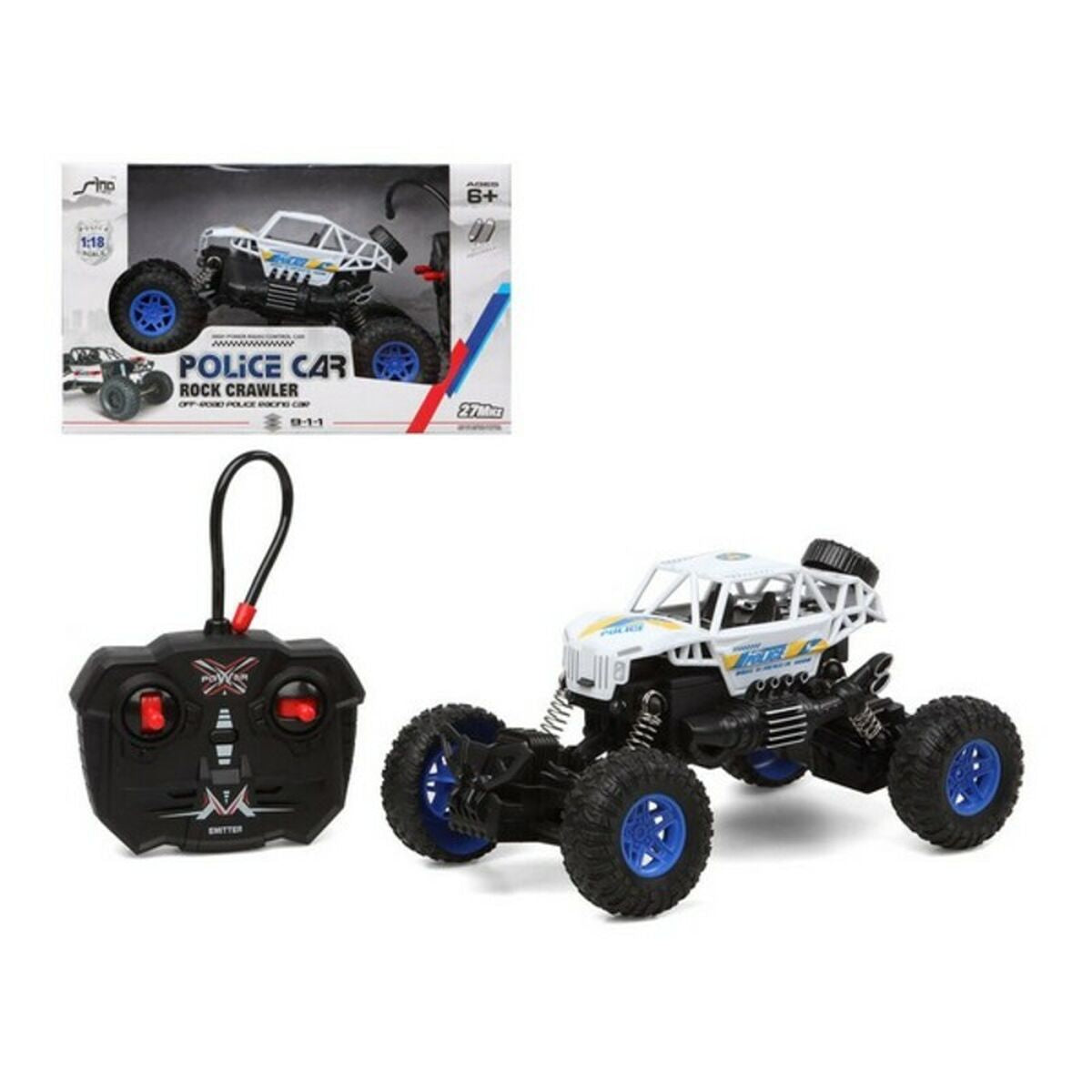 Fahrzeug mit Fernsteuerung Police Rock Crawler