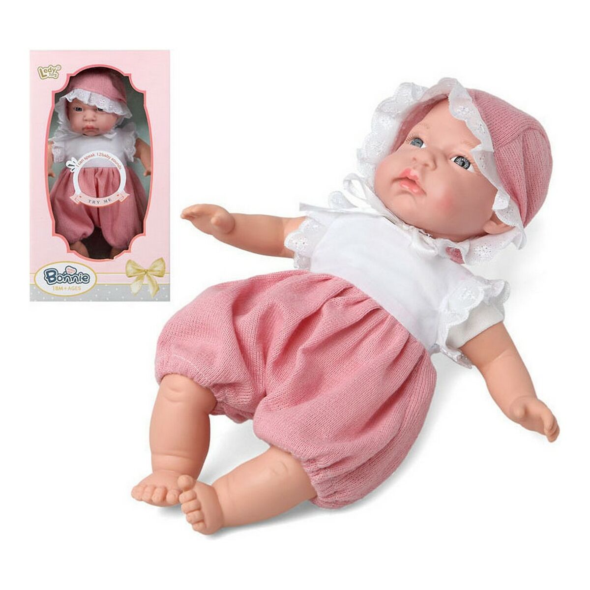 Babypuppe Rosa (34 cm)