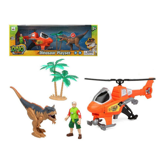 Spielset Fahrzeuge Dino Walkers 47 x 17 cm