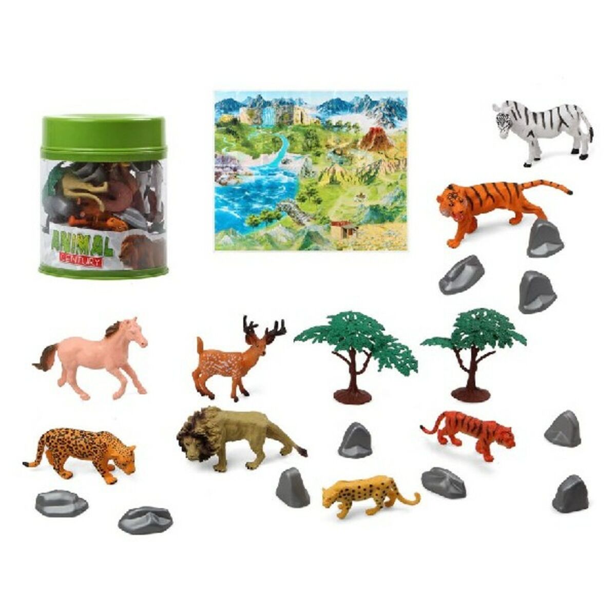 Tierfiguren Jungle (22 Stücke) (3 pcs)