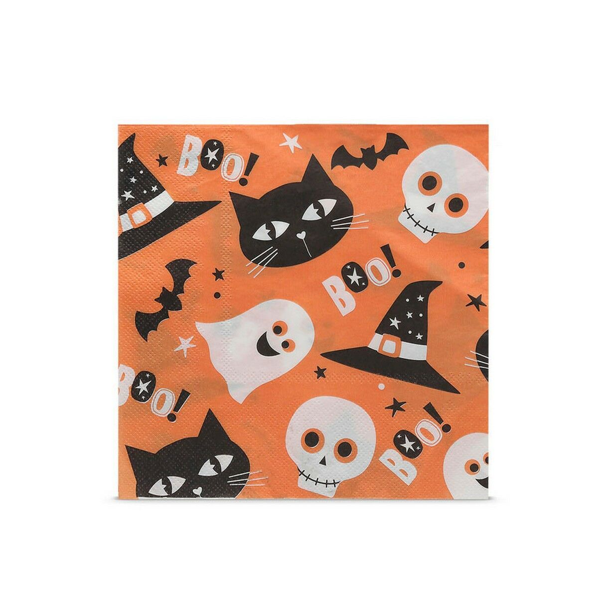 Servietten BOO! 20 Stück Halloween 33 x 33 cm (20 Stück)