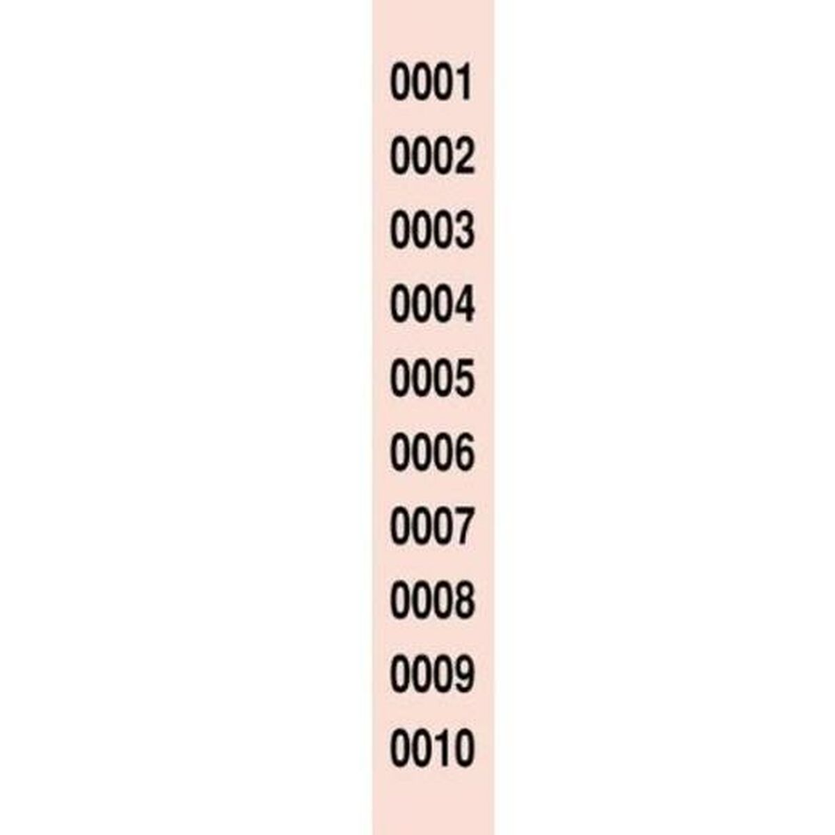 Zahlenstreifen für Rifa 1-5000 (10 Stück)