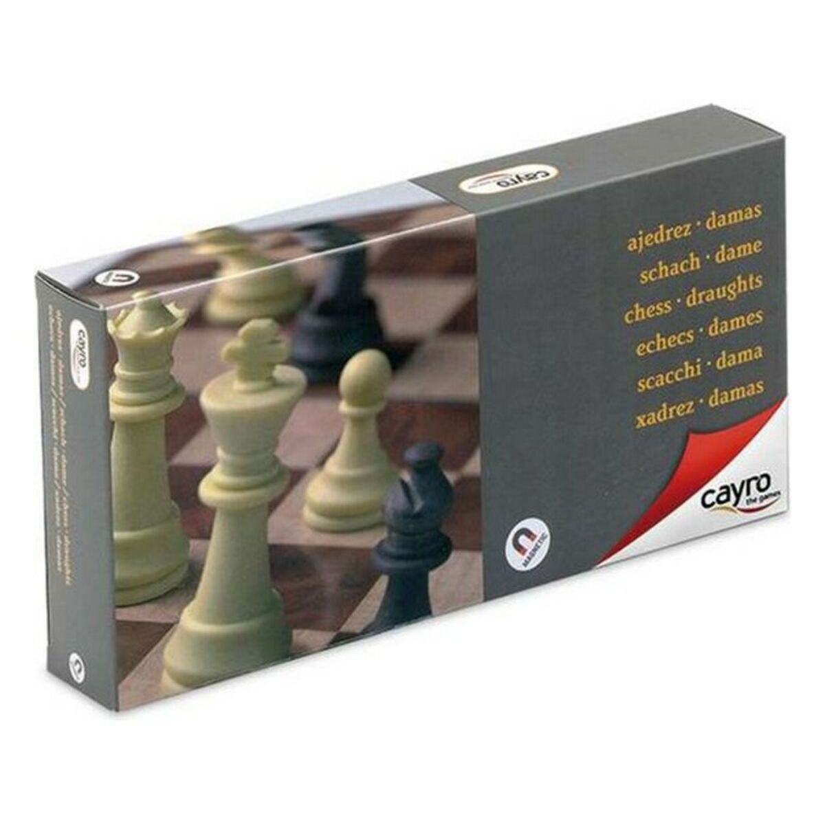 Schach- und Dame-Brett Cayro 453 Plattenspeicher