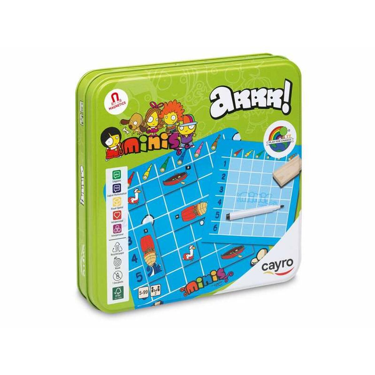 Spiel Kindererziehung Cayro Arrr! 8 Stücke 19 x 19 x 3,5 cm