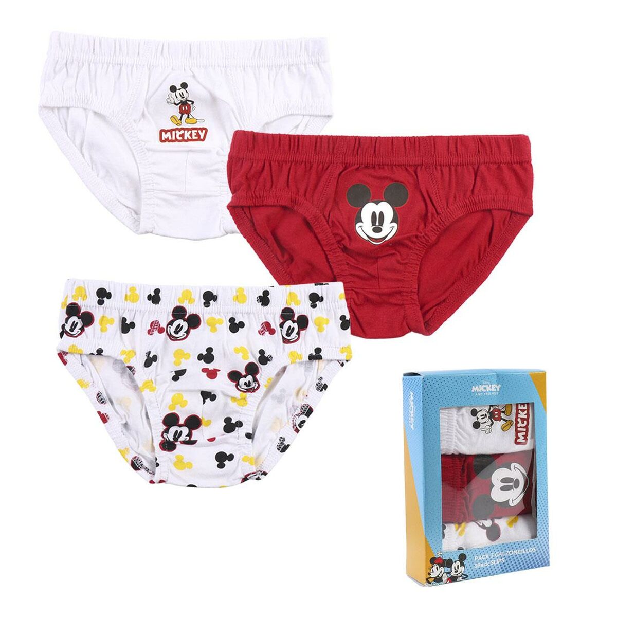 Packung Unterhosen Mickey Mouse Bunt