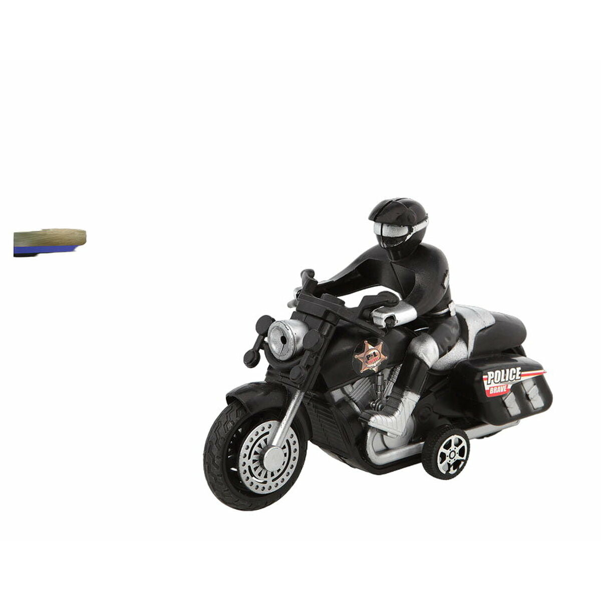 Polizeimotorrad 18 x 12 cm