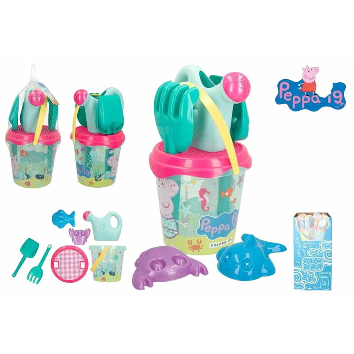 Strandspielzeuge-Set Peppa Pig 7 Stücke