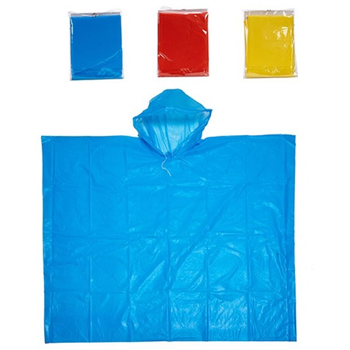 Wasserfeste Poncho mit Kapuze Für Kinder 1 x 25 x 18 cm (12 Stück)