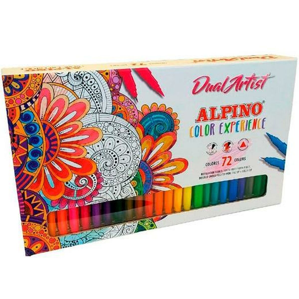 Marker-Set Alpino Dual Artist Bunt (72 Stücke)