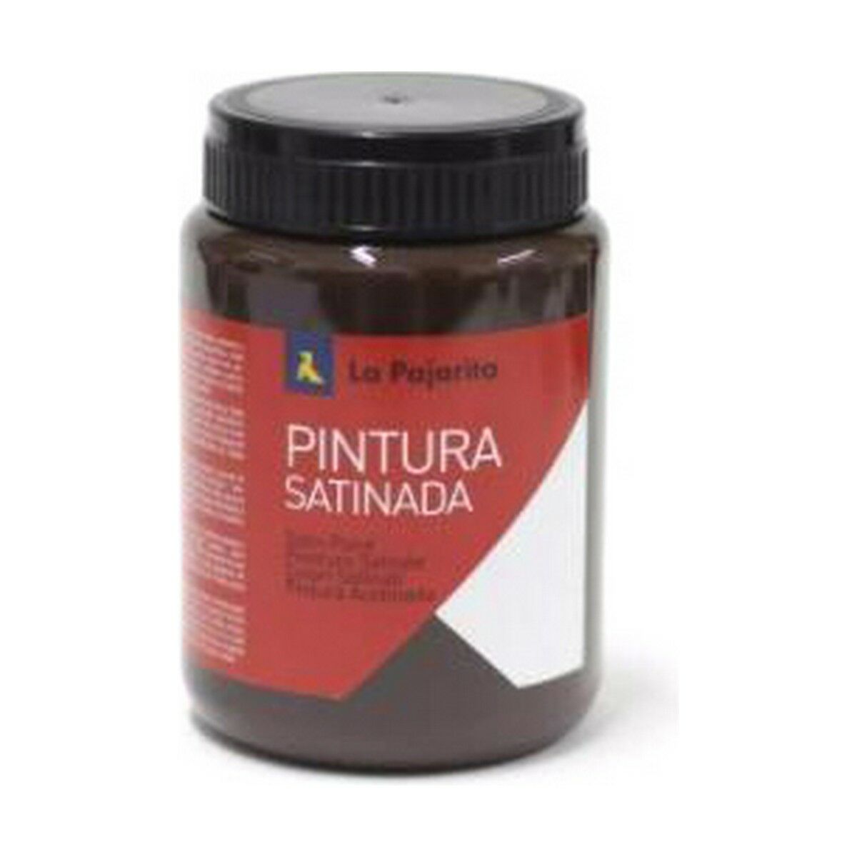 Tempera La Pajarita L-15 Dunkelbraun Satin Schulisch (35 ml) (6 Stück)