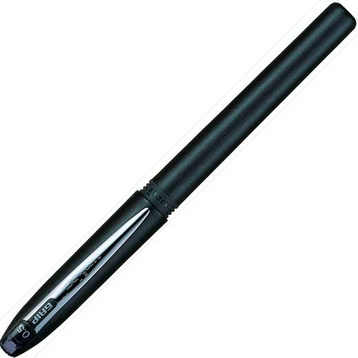 Stift Roller Uni-Ball Grip Micro UB-245 Schwarz 0,5 mm (12 Stück)