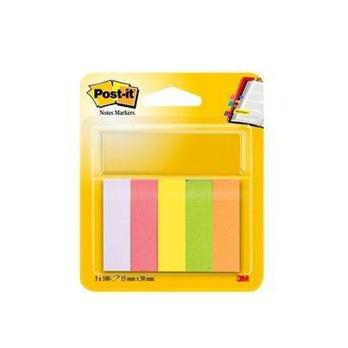 Haftnotizen Post-it 47,6 x 47,6 mm Bunt (12 Stück)